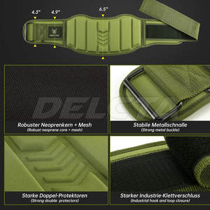 เข็มขัดยกน้ำหนักนีโอพรีน ดีไซน์ล่าสุด คุณภาพระดับมืออาชีพ ขายดีที่สุด ผลิตจากวัสดุทนทาน รับผลิตแบรนด์ส่วนตัว - Product Image 6