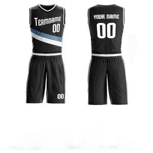 Unisex Maßgeschneidertes Sublimations-Basketball-Uniformset Atmungsaktiv Schnelltrocknend Leichtes Athletik-Trikot Shorts Sportbekleidung Team - Product Image 1