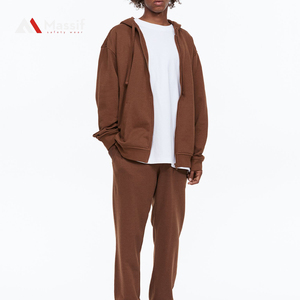 Vente en gros de sweat à capuche en coton de style unique pour l'automne hiver sweat-shirt avec technique de teinture unie prix bon marché - Product Image 4