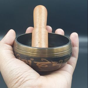Cuenco de Metal de alta calidad para cantar tibetano, cuenco de cobre hecho a mano para sanación de sonido, para Yoga y meditación - Product Image 2
