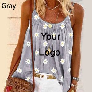 Nouvel arrivage de débardeurs tricotés formels sans manches pour femmes 100% coton dentelle respirante couleur unie hauts d'entraînement - Product Image 1