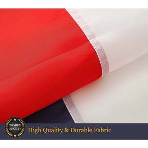 ธงสาธารณรัฐโดมินิกัน ขนาด 3x5 ฟุต ปักลายอย่างดี ทนทาน สำหรับตกแต่งผนังภายนอก ทำจากผ้าไหม พร้อมเสาธงไฟเบอร์กลาส - Product Image 2