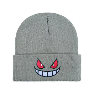 Vente en gros de bonnets brodés Bonnets tricotés d'hiver Bonnets chauds brodés personnalisés au design unique - Product Image 2