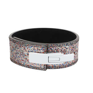 Ceinture de musculation VigorPowerGear unisexe avec logo personnalisé, fermeture à boucle, protection lombaire, ceinture en caoutchouc naturel, sécurité pour la musculation - Product Image 3