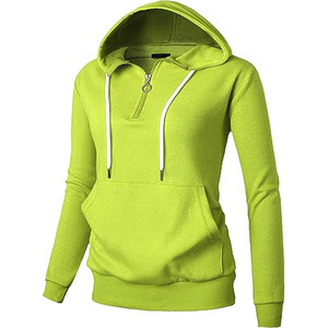 Vêtements de travail unisexe automne-hiver sweat à capuche avec logo imprimé personnalisé avec manches longues de couleur unie en polyester/coton - Product Image 2