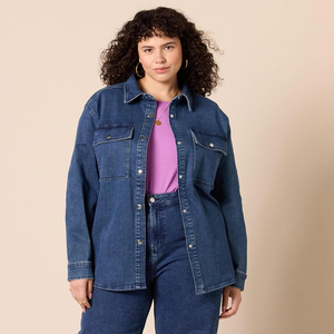 Veste en jean à boutons pression de style occidental, service OEM haut de gamme, design unique, meilleur matériau, nouveau modèle, mode d'hiver, vintage - Product Image 4