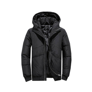 Veste matelassée d'hiver personnalisée de haute qualité pour hommes, nouvelle mode, manches longues avec col montant élégant, style de rue grande taille - Product Image 3