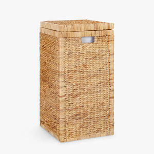 Cesta de Jacinto de Agua con Tapa, Cesta de Mimbre de Alta Calidad con Descuento, Organizador de Habitaciones - Product Image 2