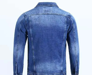 แจ็กเก็ตแนวสตรีทมีฮู้ดสำหรับผู้ชายเสื้อแจ็คเก็ตผ้าแคนวาสมีฮู้ดยีนส์มีโลโก้ด้านหน้าสไตล์สตรีทแฟชั่นสำหรับฤดูหนาว - Product Image 4