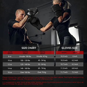 Gants de boxe en cuir synthétique sur mesure, gants d'entraînement professionnels pour hommes et femmes - Product Image 6