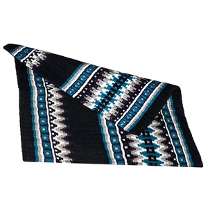 Western Show Horse Saddle Blanket Diseño de Nueva Zelanda Manta de sillín de lana hecha a mano Top Wool Saddle Pad Size - Product Image 6