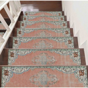 Medallion Printed Rug: Modern, Non Slip, Easy Clean, Custom Design,Step Rug - Product Image 4