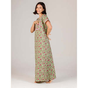 Camisón Largo Evolve para Mujer, 100% Algodón, Súper Suave, Informal, Ropa de Dormir de Verano, Estampado, para Damas - Product Image 5