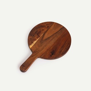 Vente en gros écologique Grande planche à découper ronde en bois d'olivier Artisanat artisanal pour la coupe de légumes dans la cuisine - Product Image 2
