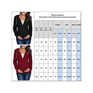 Sweat à capuche surdimensionné pour femme, 80% coton, 20% polyester, arc linéaire, capuche surdimensionnée, noir - Product Image 4