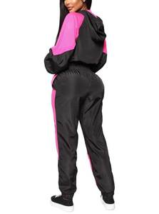 Conjunto Deportivo Personalizado para Mujer, Chaqueta y Pantalones Cortos, Traje de Dos Piezas con Cremallera, Chaqueta Cortavientos de Poliéster, Conjunto Deportivo Corto 2026 - Product Image 2
