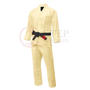 ชุดยูนิฟอร์มยูโดผ้าฝ้าย,เครื่องแบบ Bjj เครื่องแบบสีเหลือง - Product Image 3
