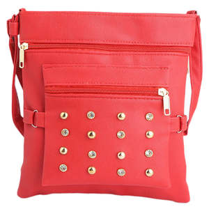 กระเป๋าสะพายไหล่ผู้หญิง - สีแดง - Product Image 3