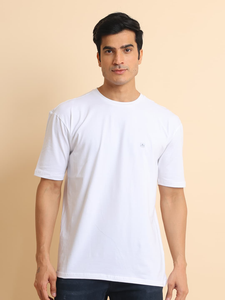 T-shirt à manches longues surdimensionné à la mode avec tenue de tous les jours extensible et confortable pour un look et un col rond - Product Image 2