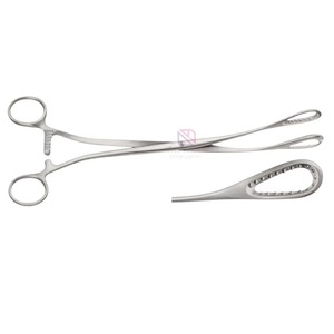 Pinzas Curvas Manuales de Acero Inoxidable de Alta Calidad para Óvulos |   Instrumentos Quirúrgicos Ginecológicos Duraderos |   Venta al por Mayor con MOQ Bajo - Product Image 4