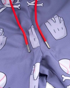 Premium Design 100% Polyester Baseball Shorts Sport Athletic Team Training No Liner Sublimated Quick Dry Breathable Drawstring - Product Image 4