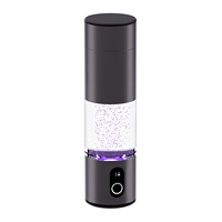 Bouteille d'eau hydrogénée rechargeable PEM SPE, 6000PPB, haute concentration, générateur d'H2 moléculaire portable pour le bureau, le spa