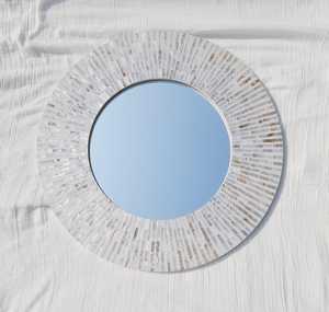 กระจกทรงกลมฝังมุกสำหรับโรงแรมหรูอพาร์ทเมนท์และอาคารทันสมัย - Product Image 1