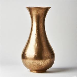Flore Luxe Designer Vase en métal Fabriqué à la main Marteau en fer Art avec Opulent Grace Tall Bronze Finish Home Decor Accent - Product Image 6