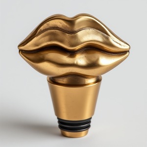 Custom Durable Christmas Metal <b>Wine</b> <b>Bottle</b> <b>Stopper</b> Seamless Loop Design Hardened Steel Construction No Break Points Clean Finish - Product Image 4