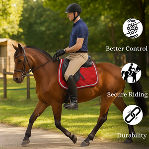 Venta al por mayor equipo equino producto de equitación sillín manta de malla personalizar almohadillas de sillín de salto - Product Image 2
