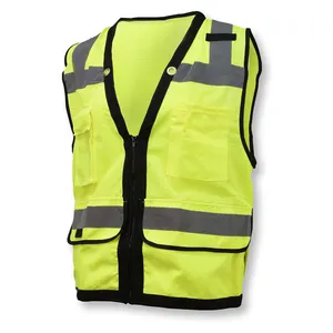 OEM Manufacturer Work Wear Sleeveless Men Surveyor Safety Vest / Cheap Price Quick Dry Men Surveyor Safety Vest