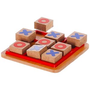 Tic Tac Toe de madera hecho a mano de proveedor mayorista, juego de mesa clásico de estrategia Cross & Zero Family - Product Image 5