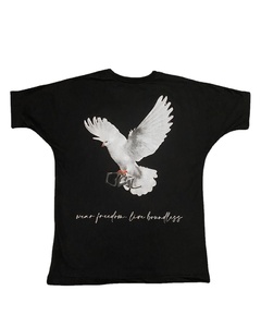 T-shirt OEM 100% coton uni surdimensionné délavé à l'acide T-shirts lourds mousse personnalisée écran 3d logo hommes t-shirt bouffant imprimé - Product Image 2