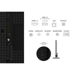 ทีวีสมาร์ท 4K Ultra HD ขนาด 98 นิ้ว พร้อมระบบสตรีมมิ่งไร้สาย เสียงสเตอริโอ ควบคุมด้วยเสียง โมดูลจอ LCD อัจฉริยะ - Product Image 5