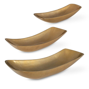 Plat de service en aluminium massif de forme ovale pour la maison, les mariages, les hôtels, la vaisselle de table, les salades de fruits, les collations - Product Image 3