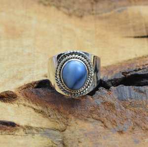 Anillo de plata de ley 925 con piedra preciosa natural para mujer, regalo para ella - Product Image 2