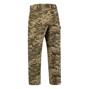 Pantalon de terrain pour homme P1G toutes saisons, respirant, en nylon durable, tissu extensible, design multi-poches 'VENTUS' - CAMO - Product Image 2