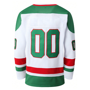 Maillots de hockey sur glace haut de gamme, haute qualité, 100% polyester, écologiques, respirants, séchage rapide, service OEM, chemises de sport personnalisées pour adultes - Product Image 2