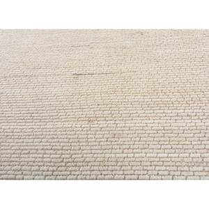 Tapis en laine tissé à la main Contour Ivoire 9x12, grand format classique pour la décoration de la maison et du salon, couleur unie, motif rectangulaire - Hwl-295 - Product Image 3