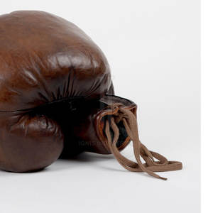 ถุงมือชกมวยสำหรับผู้ชายถุงมือชกมวยออกแบบด้วยตัวเองถุงมือหนังทำจากหนัง - Product Image 5