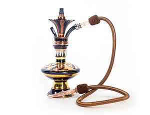 2025 nuevo lujo laca egipcia pulso fundición latón Mini Hookah Shisha Bambino Lotas conjunto de regalo - Product Image 6