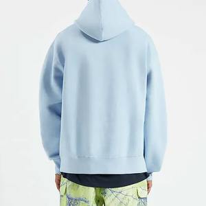 Pull à capuche écologique en molleton de coton personnalisé Streetwear lourd Sweat à capuche à coupe ample Sweats à capuche surdimensionnés épais de luxe - Product Image 2