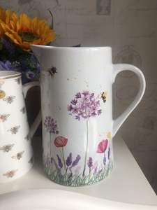 Texture de résine de cruche d'eau de résine de polyester de conception classique extérieure avec le modèle de tourbillon d'abricot d'Aqua pour des cadeaux de Noël de cuisine - Product Image 3