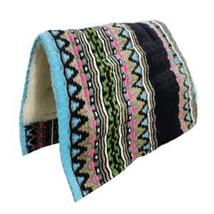 Tapis de selle en laine haute densité de qualité supérieure pour les chevaux Couches respirantes et confort supérieur pour la performance de l'équitation Doublure en tissu - Product Image 2