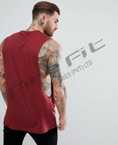 Débardeurs en coton pour hommes avec logo personnalisé, sans manches, en tricot, style décontracté - Product Image 6