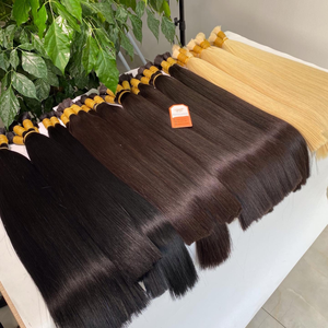 Venta al por mayor de cabello crudo vietnamita a granel extensiones de cabello humano 100% Virgen cutícula alineados extremos gruesos completos - Product Image 4