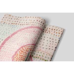 Toile imprimée rose abstraite : Art mural moderne en fleurs, AFFICHES Roulées - Product Image 1