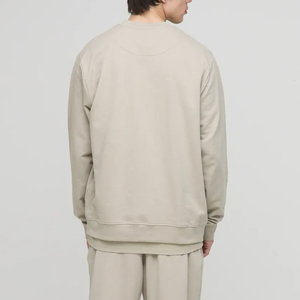 OEM/ODM 450GSM, sudadera de lana de algodón de gran tamaño para hombre, Sudadera con capucha de cuello redondo y logotipo impreso personalizado para invierno, sudadera gruesa para hombre - Product Image 6