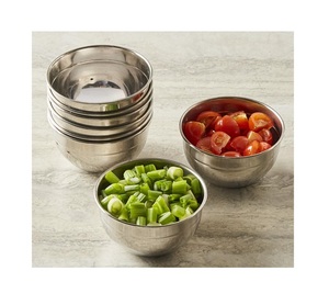 Bol de service en acier inoxydable offrant un mélange parfait d'élégance pratique et de durabilité pour une grande variété de besoins de restauration - Product Image 3