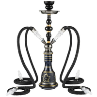 Chicha portable haut de gamme en aluminium durable avec logo personnalisé, technique miroir, nouveau style, prix compétitifs FALAH HH 08